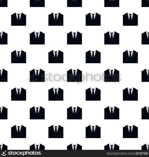Dinner jacket pattern seamless vector repeat for any web design. Dinner jacket pattern seamless vector