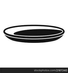 Dinner plate icon simple vector. Food dish. Table plate. Dinner plate icon simple vector. Food dish