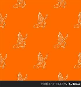 Dinosaur lizard pattern vector orange for any web design best. Dinosaur lizard pattern vector orange