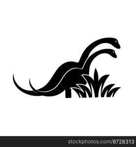 Dinosaur logo image free vector