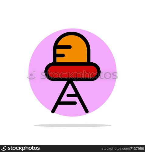 Diode, Led, Light Abstract Circle Background Flat color Icon