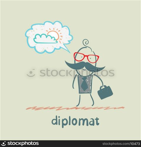 diplomat dreaming of sunshine