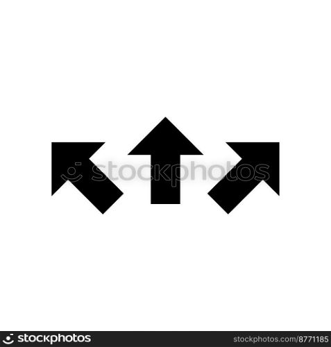 direction arrow directions icon logo vector design