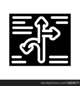 direction globalization glyph icon vector. direction globalization sign. isolated contour symbol black illustration. direction globalization glyph icon vector illustration