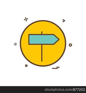 direction right basic icon vector design