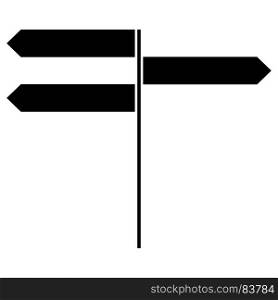 Direction sign icon .