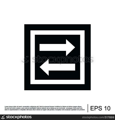 Directional Arrows Icon Template