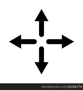directions or navigation icon vector template illustration logo design