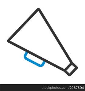 Director Megaphone Icon. Editable Bold Outline With Color Fill Design. Vector Illustration.
