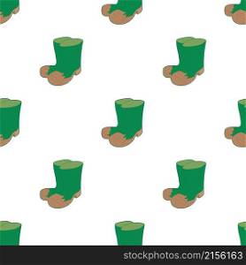 Dirty green rubber boots pattern seamless background texture repeat wallpaper geometric vector. Dirty green rubber boots pattern seamless vector