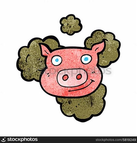 dirty pig cartoon