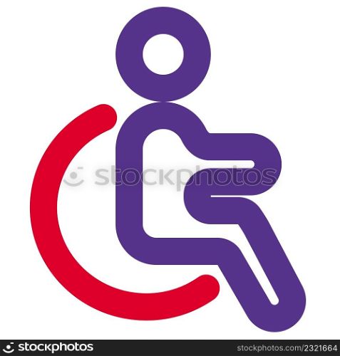 Disability section for the physically challenged people at a mall