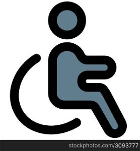 Disability section for the physically challenged tourist