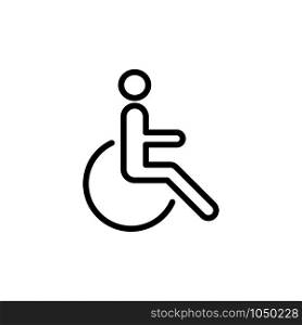 Disability signage icon