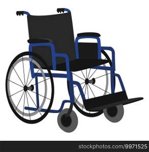 Disabled carriage, illustration, vector on white background