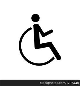 disabled icon on white background