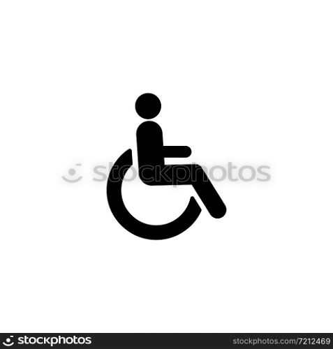 Disabled icon symbol simple design. Vector eps10