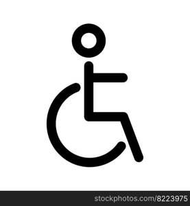 Disabled icon vector design template