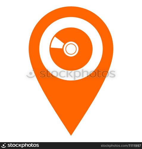 Disc and location pin
