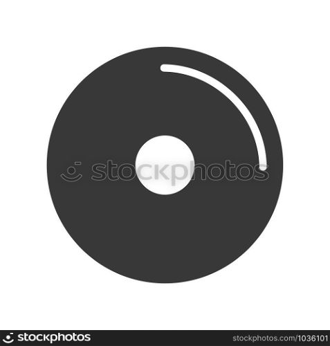 Disc icon in simple vector format
