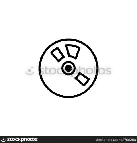 disc icon vector design templates white on background