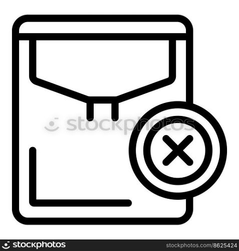 Disclaimer paper icon outline vector. Legal document. Service law. Disclaimer paper icon outline vector. Legal document