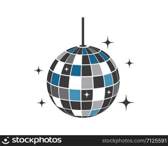 disco ball icon vector illustration design template