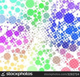 disco - colorful abstract background of circles