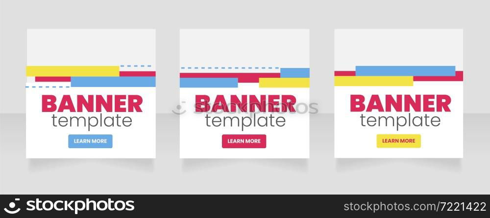 Discount coupon square web banner design template. Vector flyer with text space. Advertising placard with customized copyspace. Promotional printable poster for advertising. Graphic layout. Discount coupon square web banner design template