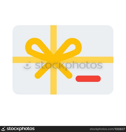 discount gift card, icon on isolated background