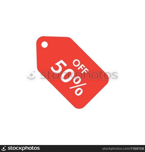 Discount tag graphic design template vector isolated