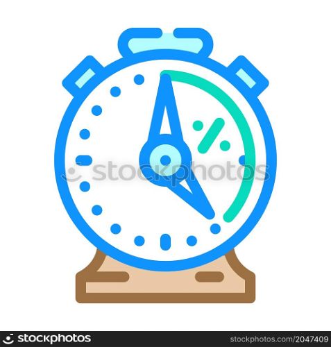 discount time color icon vector. discount time sign. isolated symbol illustration. discount time color icon vector illustration