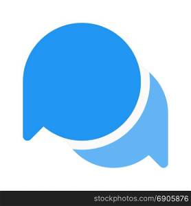 discussion chat, icon on isolated background