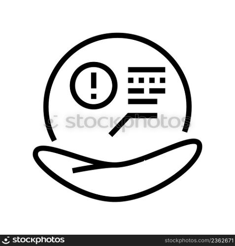 disease blood line icon vector. disease blood sign. isolated contour symbol black illustration. disease blood line icon vector illustration