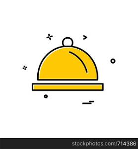 Dish icon design vector