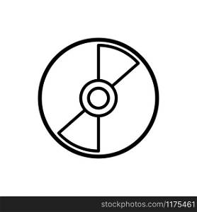 disk - compact disk icon vector design template