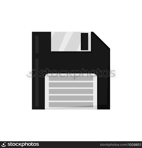 diskette, flexible magnetic disk in flat style, vector. diskette, flexible magnetic disk in flat style