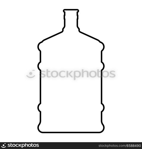 Dispenser large bottles icon .