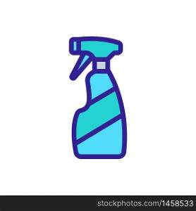 dispenser spray for spraying icon vector. dispenser spray for spraying sign. color symbol illustration. dispenser spray for spraying icon vector outline illustration