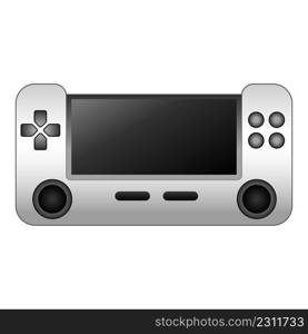 Display joystick icon cartoon vector. Game control. Gamer console. Display joystick icon cartoon vector. Game control