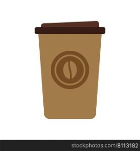 Disposable coffee cup. Takeaway Coffee cup.