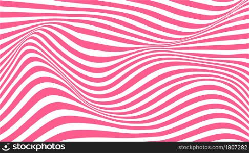 Distorted ink stripes optical illusion background