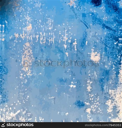 Distress blue texture for your design. EPS10 vector.