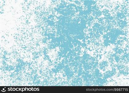Distress blue urban used texture. Brushed paint cover. Empty aging design element. Grunge rough dirty background. Overlay aged grainy messy template. Renovate wall frame grimy backdrop. EPS10 vector. Distress Blue Background