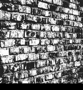 Distress Brick Wall Overlay Grunge Texture. Emty design element. EPS10 vector.