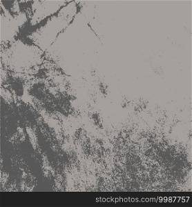 Distress Grey Grainy Texture. Beton grunge backdrop. Cement overlay background. Empty Weathered Concrete wall Element. EPS10 vector.. Gray Grunge Background