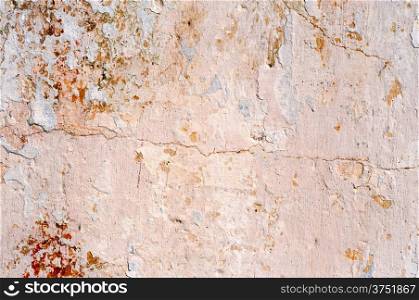 Distressed Cracked Plaster Texture with dirty stains