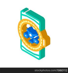diver watches isometric icon vector. diver watches sign. isolated symbol illustration. diver watches isometric icon vector illustration