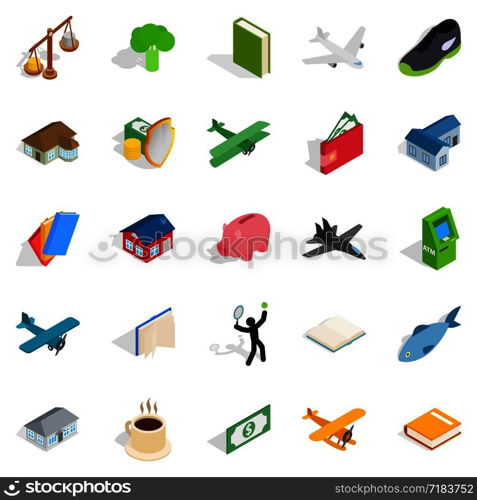 Diversity icons set. Isometric set of 25 diversity vector icons for web isolated on white background. Diversity icons set, isometric style