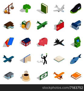 Diversity icons set. Isometric set of 25 diversity vector icons for web isolated on white background. Diversity icons set, isometric style